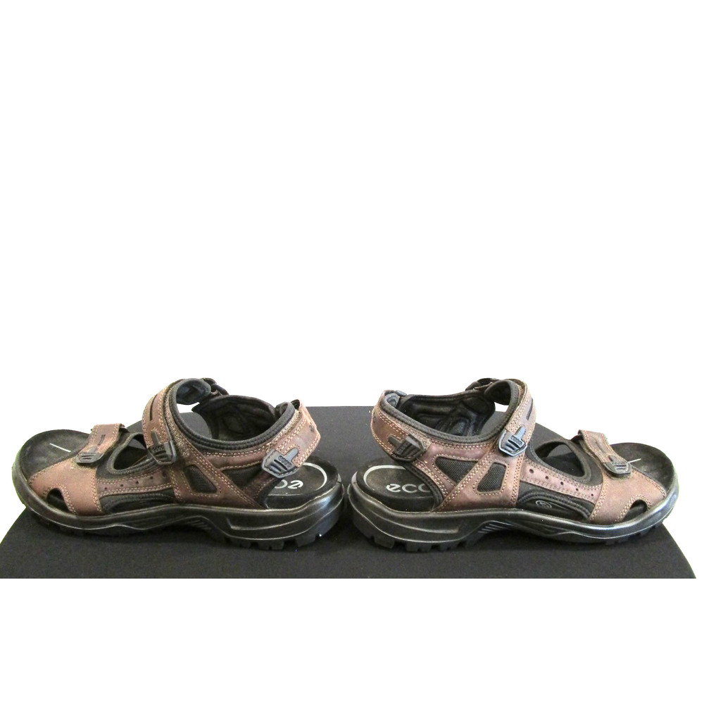 ECCO Yucatan Brown Leather Hiking Sport Sandals Men 47 EU/13 US - Picture 7 of 9